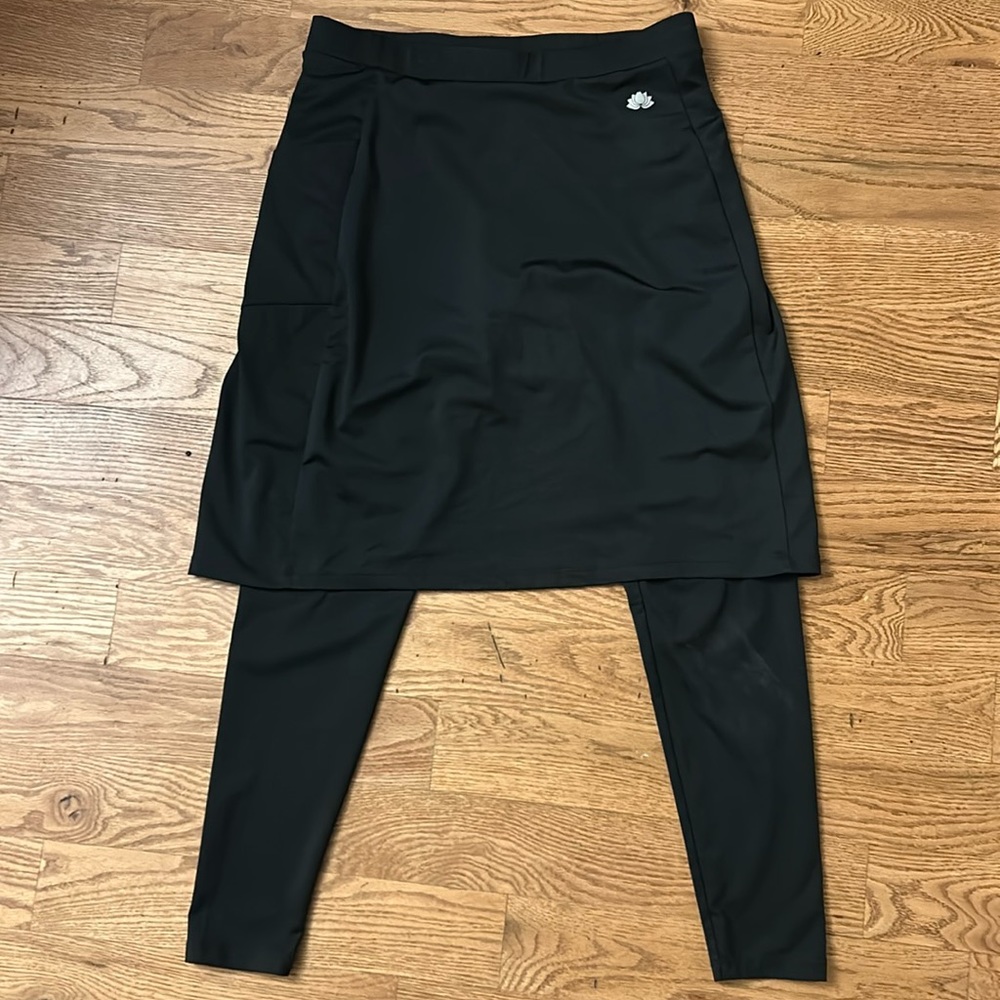Songa Athletic Skirt Leggings Black Large